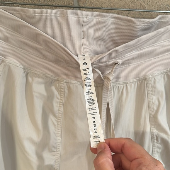 Lululemon Dance Studio Mid-Rise Jogger Lined Full Length- Bone Ivory size 10 - Picture 6 of 9